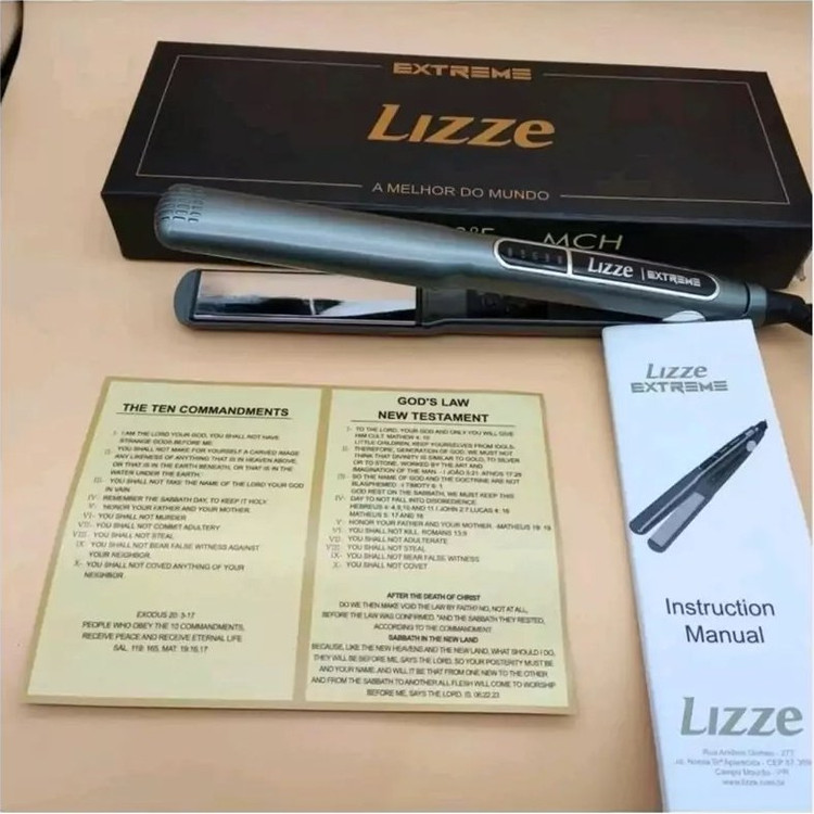 اتو مو لیز Lizze مدل اکستریم صفحه تیتانیوم اصل (2.5 آمپر)